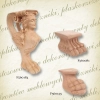 NOGA DO MEBLI Z PYŁU DRZEWNEGO F560135