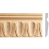Listwa Drewniana Bukowa Krople i Liście Klasyczna 74x10mm 1200mm 0253