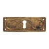 SZYLD Meblowy 93x33 na Klucz do Zamków Meblowych Retro MOSIĄDZ Patyna