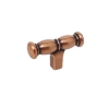 GAŁKA Meblowa 55x15 T-BAR ACCADEMIA Retro Vintage Rączka Uchwyt Stara MIEDŹ