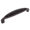 UCHWYT Meblowy Ceramiczny 144x27 COSMOPOLITAN Klasyczny Grafit Czarny L-128
