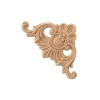 DEKOR 105x72 mm Ornament Ozdobny Dekoracyjny Narożnik z Pyłu Drzewnego DIY