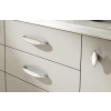 UCHWYT Meblowy Ceramiczny 144x27 COSMOPOLITAN Klasyczny CHROM Połysk L-128