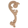 ORNAMENT APLIKACJA Z PYŁU DRZEWNEGO LEWY F560167L