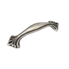 UCHWYT Meblowy FENICE 135x34 Klasyczny Retro Antyk Stare Srebro L-96 mm