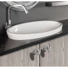 GAŁKA Meblowa 40x29 mm Jajko ELIPSE Rączka Uchwyt Szafki CHROM Połysk