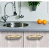 UCHWYT Meblowy Ceramiczny 144x27 COSMOPOLITAN Klasyczny Stare Złoto L-128