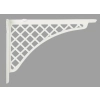 WSPORNIK Półki Uchwyt Podpórka COLONIALE 200x142 mm 50kg BIAŁY