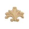 Ornament liść z pył.drzew. 60x45mm