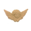 DEKOR 106x80 mm ANIOŁ Figurka Ornament Ozdobny Figurka z Pyłu Drzewnego DIY