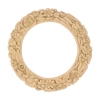 RAMKA Wianek Kwiatowy Okrągła fi 256mm Ornament Pył Drzewny do Mebli DIY
