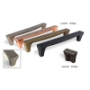UCHWYT Meblowy BRIDGE 145x16 Klasyczny Loft Minimalism Stara Stal L-128