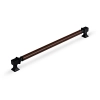 UCHWYT Meblowy FAGIS 340x25 mm Styl Industrialny + Rączka Drewno L-320 mm