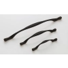 UCHWYT Meblowy 340x18 BAROCCA Retro Klasyczny Antyk CZARNY Mat L-256 L-320
