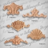 ORNAMENT DEKOR Z PYŁU DRZEWNEGO F560144