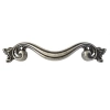 UCHWYT Meblowy AIDA 160x30 Klasyczny Antyk Art Deco Stare Srebro L-96 mm