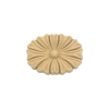 Ornament rozeta pył.drzew. 40x30mm