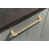 UCHWYT Meblowy 170x10 VITRUVIO Relingowy Designerski Rączka ZŁOTY L-160 mm