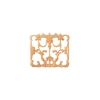 DEKOR 310x360 mm Panel Ażurowy Ornament Ozdobny z Pyłu Drzewnego DIY