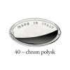 UCHWYT Meblowy 340x15 CADORE Rączka Szafki CHROM POŁYSK L-288 L-320