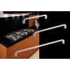 UCHWYT Meblowy 332x7 Relingowy CLIP Designerski Reling CHROM Połysk L-320
