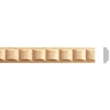 Listwa Drewniana Bukowa Wypukłe Kostki Ćwierćwałek 18x6mm 1200mm 0142