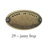 UCHWYT Meblowy 160x30 BALTEA Vintage Retro Rączka Szafki JASNY BRĄZ L-128