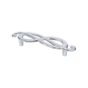 UCHWYT Meblowy SAVOY 95x22 mm Dekoracyjny Chrom Połysk L-64 mm PRAWY