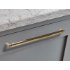 UCHWYT Meblowy 328x17 KEPLERO Relingowy Designerski Rączka ZŁOTY L-320 mm