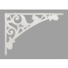 WSPORNIK Półki Uchwyt Podpórka BAROCCO 250x173 mm 50kg BIAŁY