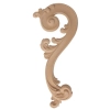 ORNAMENT APLIKACJA Z PYŁU DRZEWNEGO PRAWY F560167P