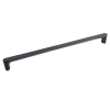 UCHWYT Meblowy Relingowy 333x13 AQUA Ryflowany Designerski CZARNY MAT L-320