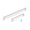 UCHWYT Meblowy 328x12 TRAMA Relingowy Radełkowany Rączka CHROM L-320 mm