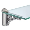 WSPORNIK Półki Uchwyt Podpórka BAROCCO 125x77 mm 40kg STARA STAL
