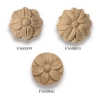 DEKOR 30 mm Rozeta Okrągła Ozdobny Ornament Dekoracyjny z Pyłu Drzewnego