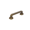 UCHWYT Meblowy 116x20 Relingowy BRERA Loft Industrialny Stary Mosiądz L-96