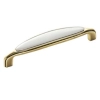 UCHWYT Meblowy Ceramiczny 144x27 COSMOPOLITAN Klasyczny Stare Złoto L-128