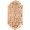 DEKOR 460x245 mm Panel Kwiaty Ornament Ozdobny Dekoracyjny z Pyłu Drzewnego