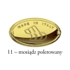 UCHWYT Meblowy 342x25 CALEIDO Relingowy Designerski Rączka ZŁOTY L-320 mm