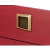 UCHWYT Meblowy 68x60 mm Wpuszczany NOVECENTO Kwadratowy Stary Mosiądz