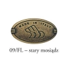 UCHWYT Meblowy FLORIO 138x14 Rączka Retro Klasyczny Stary Mosiądz L-128 mm