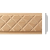 Listwa Drewniana Bukowa Siatka Rombów Diamentowa 60x10mm 1200mm 0255