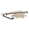 UCHWYT Meblowy 108x7 Relingowy CLIP Designerski Reling CZARNY MAT L-96 mm
