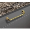 UCHWYT Meblowy 184x35 Relingowy TONDA Rączka ZŁOTY Połysk L-160 mm