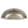 UCHWYT Meblowy MUSZELKA Duża 95x38 Rączka Stara STAL L-64 mm