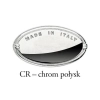WIESZAK Meblowy na Ubrania 68x54 Pokojowy lub Łazienkowy CHROM Połysk