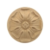DEKOR 80 mm Rozeta Okrągła Ornament Ozdobny Dekoracyjny z Pyłu Drzewnego