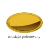 GAŁKA Meblowa Kula 30 mm Szkło Kryształ Murano MOSIĄDZ ZŁOTY Efekt Bąbelki