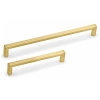UCHWYT Meblowy 136x8 mm Rączka BASIC Szafki Minimalizm ZŁOTY Połysk L-128