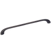 UCHWYT Meblowy 335x20 CADILLAC Relingowy Designerski CZARNY MAT L-320 mm
